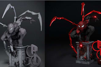 design figure for 3d print,custom action 3d toy models 3d statue,character stl