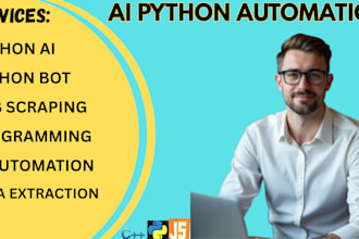 do ai python automation, automation bot, python bot, ai chatbot,