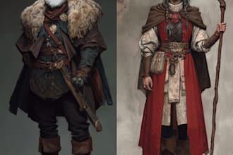 dnd character art and dnd character art