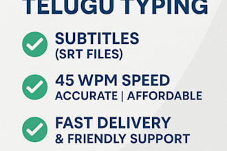 do fast and accurate english and telugu typing work just