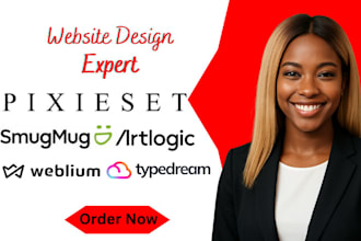 build or redesign websites on pixieset, smugmug, artlogic, weblium and typedream