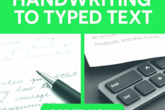 convert handwriting or image to editable word