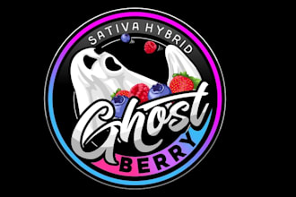 design proffesional ghostberry logo design