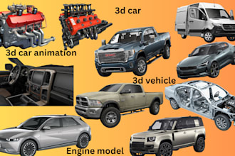 o 3d car vehicle modeling solidworks cad rendering stl rc car truck