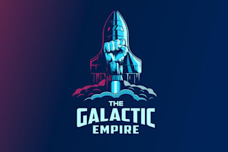 do modern high quality rocket logo desgin