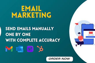 send the manually emails one by one