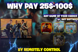install games and softwares that you desire