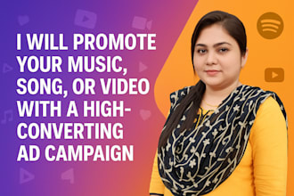 promote your music, song, or video with a targeted ad campaign