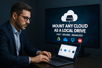 professionally integrate cloud storage as a local windows drive
