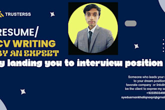 write and upgrade your CV, resume and cover letter