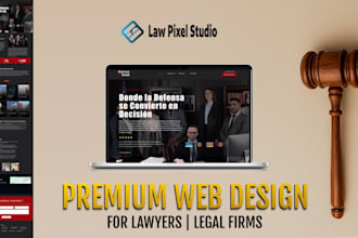 diseño de página web legal premium con estrategia SEO y ia