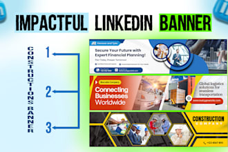 design facebook cover photo, linkedin banner and youtube banner