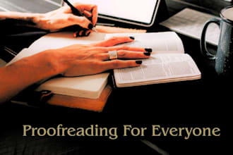 proofread your novel, short story, or fanfic for grammar and consistency
