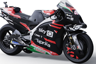 model realistic bike for animation,f1,f2,blender motorcycle,rig3d,sport bike,fbx