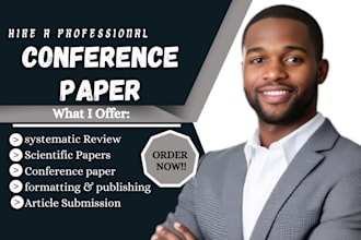 write and publish conference paper, scientific scopus paper, systematic review