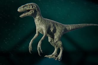do 3d animal model, 3d fur 3d xgen 3d zbrush