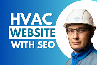 design a professional hvac website for your business
