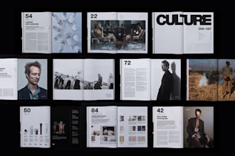 do fashion cbd lookbook linesheet product catalog flyer brochure magazine layout