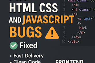 fix HTML CSS javascript bug