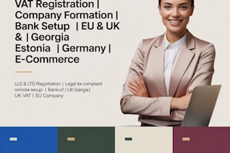 handle vat registration and company setup in georgia, UK ,eu and more