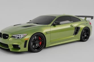 make 3d detailed cars model and custom car design in your roblox game