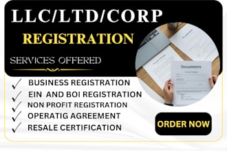 register US llc, dissolve llc, amend llc, apply for ein, close ein, boi report