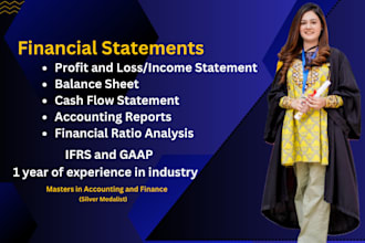 prepare financial statements, profit and loss, balance sheet