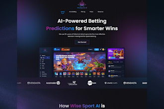 develop ai sport odd analysis web, saas ai sport prediction, ai crypto sport bet