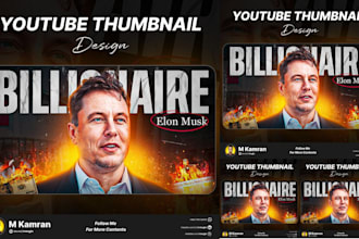 design professional instagram reel and youtube tiktok thumbnail covers