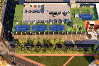 design your 3d padel courts and facility
