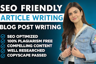 write SEO articles, blog posts and high converting copy