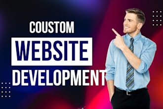 do website development as a fullstack web developer frontend and backend