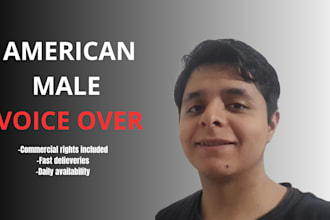 record an american male voiceover for ads or narration