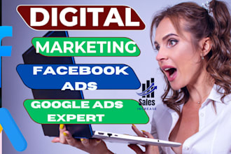 facebook ads, google ads set up and management expert