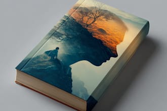 make a book cover design and ebook kindle cover design