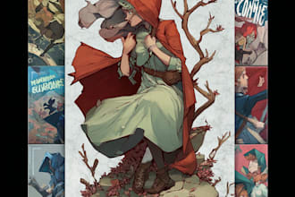 do comic cover arts for your stories