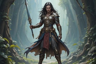 dnd character art and dnd character art