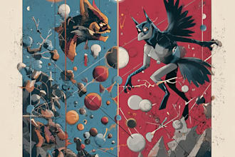 create a comic cover arts for your stories