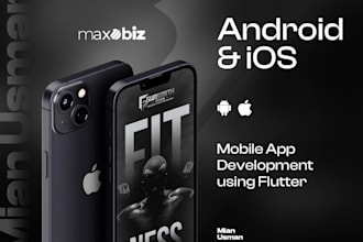 create flutter mobile application