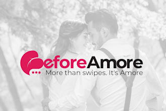design modern and unique dating logo for you
