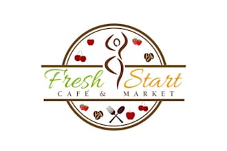design ideal wonderful menu logo for fresh start cafe