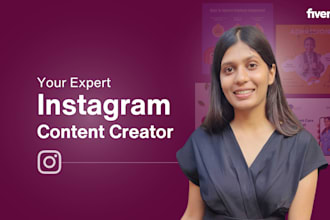 be your instagram content creator and community manager