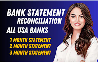 reconcile bank statement PDF to editable format