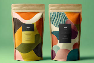 do pouch design, food packaging, box packaging