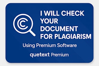 check your content for plagiarism using premium software