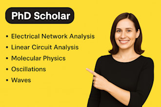 do electrical network linear circuit analysis wave oscillation molecular physics