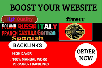 german italy french spanish poland russian SEO dofollow backlinks link building