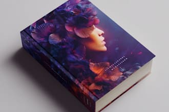 draw book cover design of minimalist and nonfiction