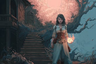 draw d and d character according to your requirements