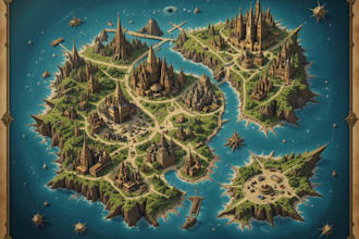 fantasy map design map illustration city map  fantasy map